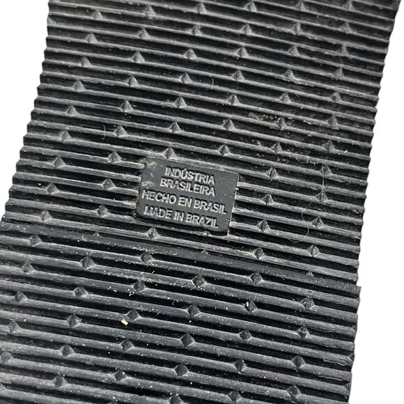 Havaianas Trancoso Slides Bronze Beige Women’s Size 11-12 Chevron Strap Slip On - Picture 9 of 9